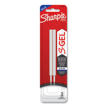 Sharpie® S-Gel™ S-gel 0.7 Mm Pen Refills, Medium 0.7 Mm Bullet Tip, Blue Ink, 2-pack freeshipping - TVN Wholesale